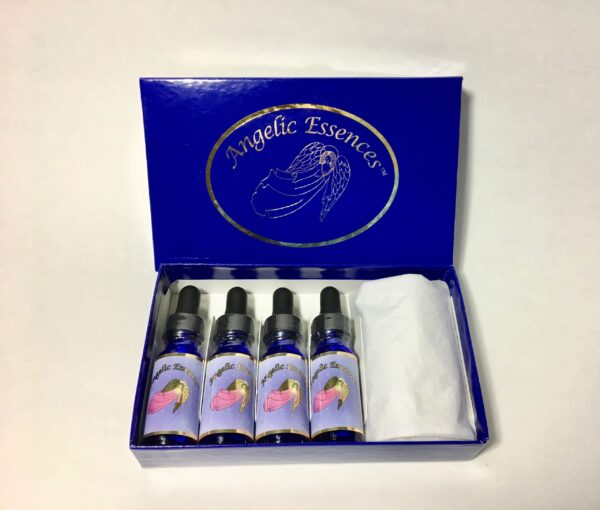 A box of five bottles of perfume.